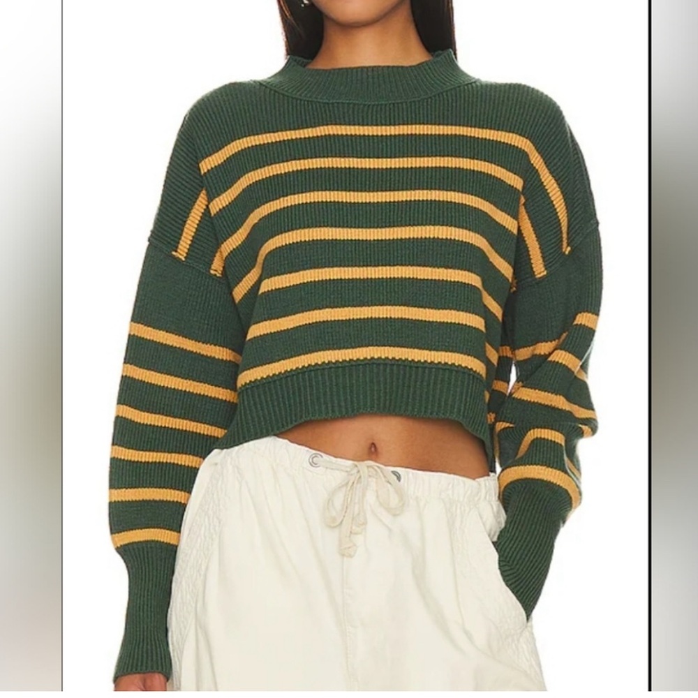 NWOT Free People Crop Sweater